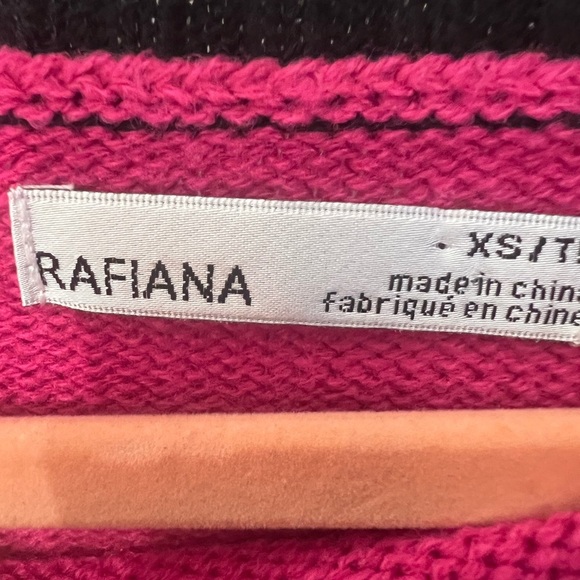 Festive Pink Christmas Sweater with Santa and Reindeer Design - Picture 6 of 8